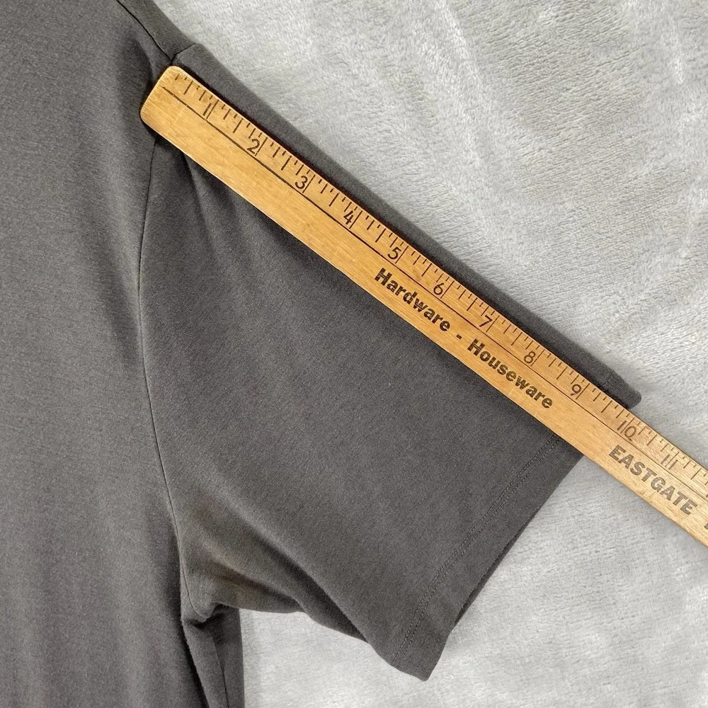 Free Fly Apparel Polo Shirt Mens Large Performance Stretch Gray Bamboo Blend